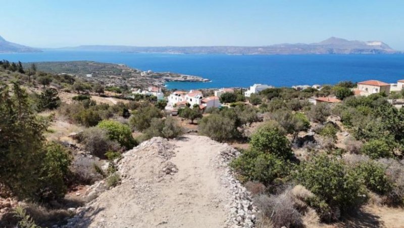 Kokkino Chorio Kreta, Kokkino Chorio: Atemberaubendes Grundstück mit Meerblick zum Verkauf Grundstück kaufen